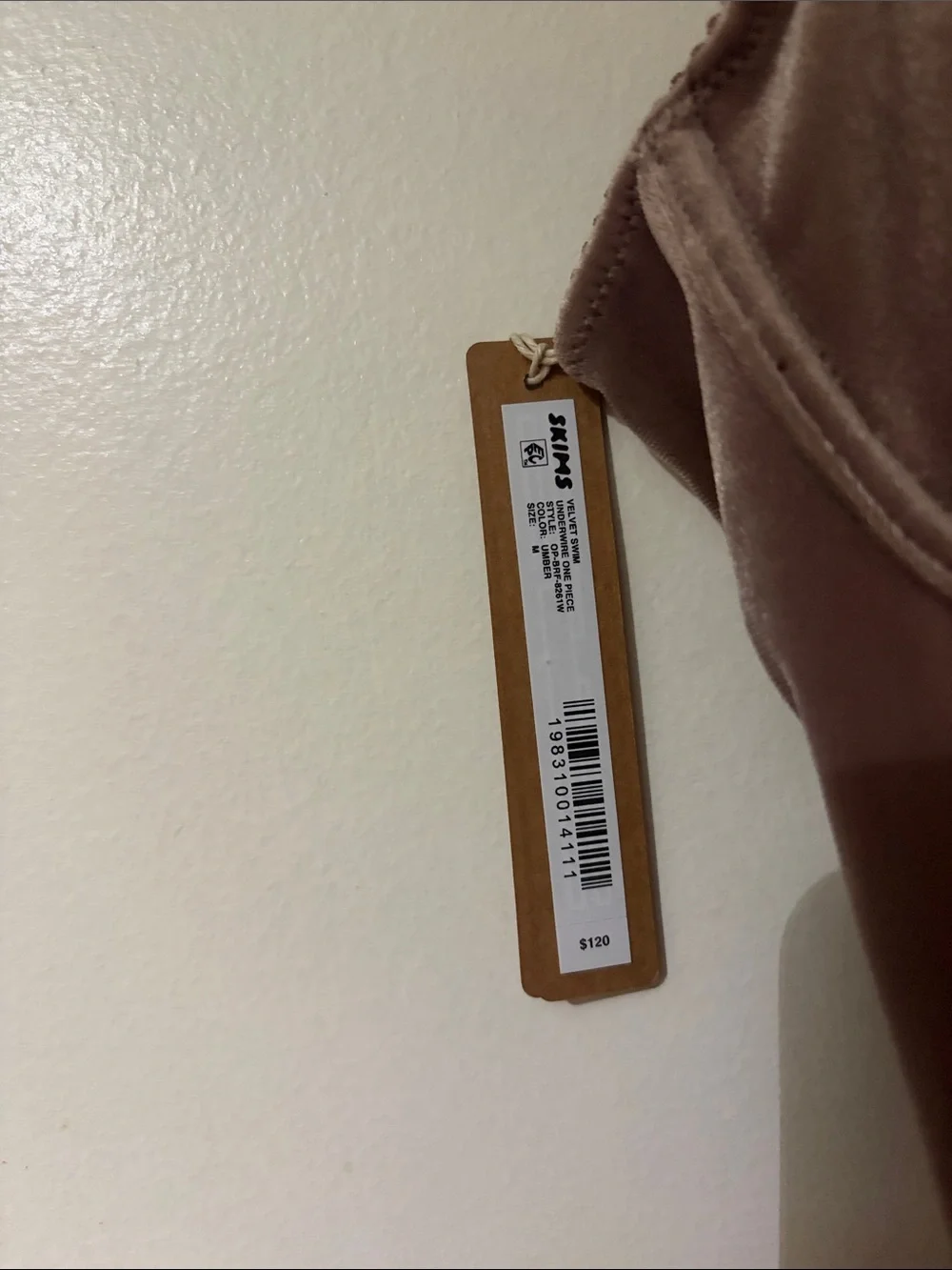 Skims NWT Velvet One Piece
